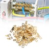 100PCS Quick Disconnect Connectors Non Insulated Solderless Adapters 10 Stud