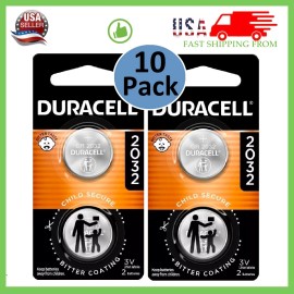 Duracell 10 Pack Duracell 2032 CR2032 DL2032 CR Lithium Button Cell Battery Exp. Jan 2034