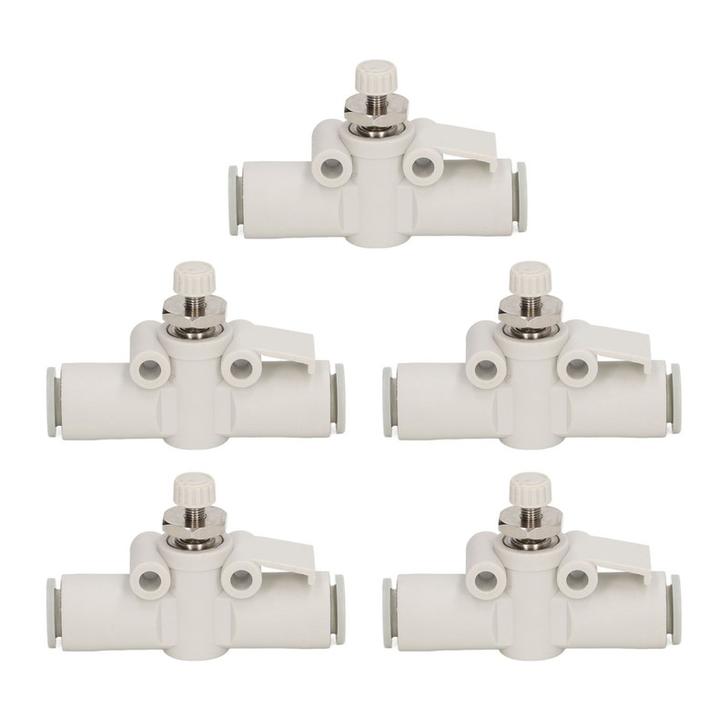 5Pcs Air Flow Control Valve PVC Fast Change Pneumatic Hose
