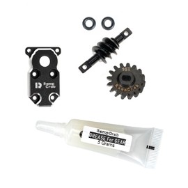 RampCrab Diff Gear & Diff Cover for SCX24 Axle in The Middle, 6X6 Conversion kit for 1/24 RC Crawler Car, Upgrades Parts for SCX24 AX24