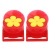 AMONIDA Bird Feeder, 2pcs Plastic Hummingbird Feeder Garden Outdoor Mini