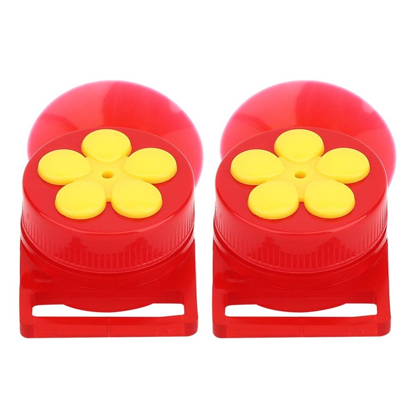 AMONIDA Bird Feeder, 2pcs Plastic Hummingbird Feeder Garden Outdoor Mini