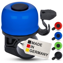Children's Bicycle Bell - Blue - Colourful Bicycle Bell Children Boys Bicycle Bell Children's Bike, Bell Bicycle and Balance Bike - Rings Loud, Easy Assembly