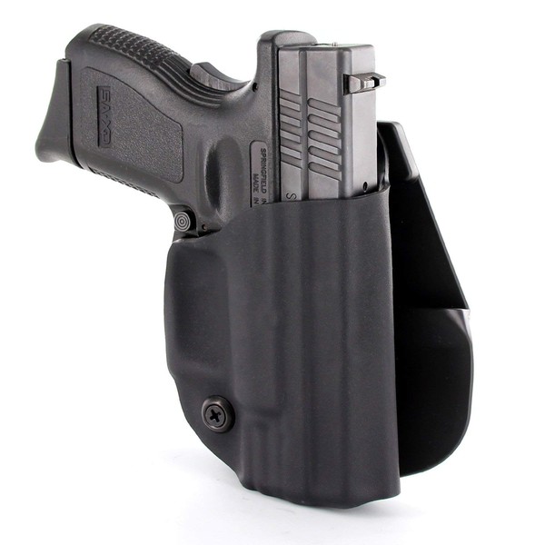 OWB Paddle Holster - Matte Black (Right-Hand, Kimber Micro 9mm)