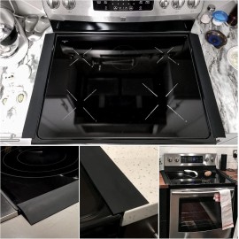 ‎Schroeder & Tremayne Silicone Stove Gap Cover, 25 inch 2 Pack Kitchen Stove Side Guards，Easy to Clean