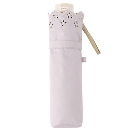 Moonbat [Ducks] Parasol Folding Umbrella, Women's, Made in Japan, For Rain or Shine, First Class Light Blocking, Heat Blocking, UV Boler Embroidery, Pink