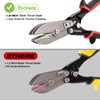Toolwiz 5 Blade Sheet Metal Tools, Duct Crimping Tool for