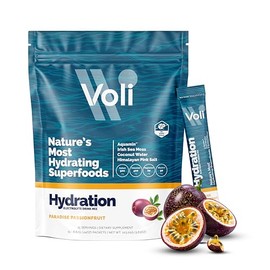 VOLI WELLNESS Sobres de electrolitos en polvo Voli  Bebida de electrolitos sin azúcar añadido para hidratarse  Apto para dietas cetogénicas y ayuno,  