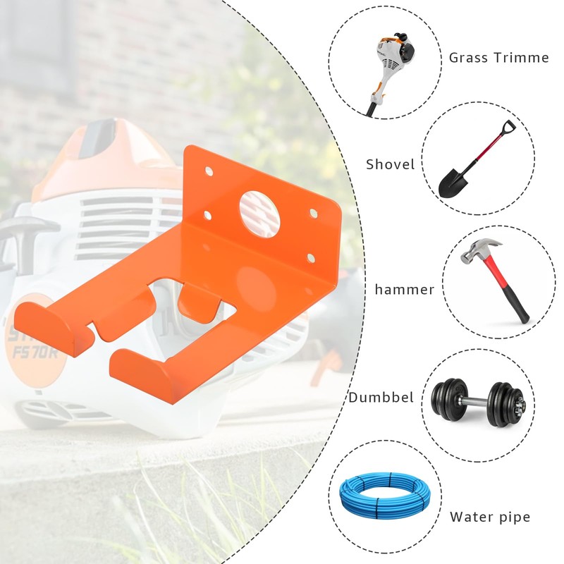 Basysion WeedEater Rack & Chainsaw Holder - Heavy Duty Garage