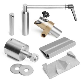 BMWOOD LG-GRIND Lathe Tool Rest Sharpening System Kit, used on Woodturning Lathe, Grinding Jig for wood chisels With 1"x8TPI thread for lathe spindle and 5/8" bore for CBN wheel