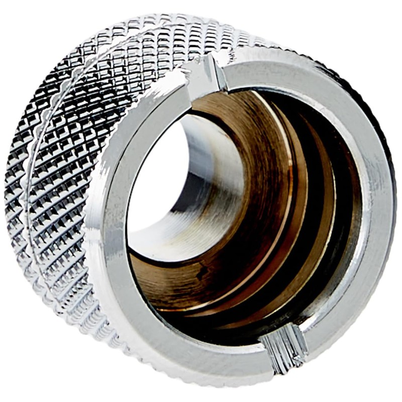 Thermaltake Pacific G1/4 PETG Tube 5/8-Inch OD Adapter - Chrome