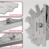 YESWELDER MG-11 Metal Weld Fillet Gages Set (7PCS) 1/8''-1'' Welding