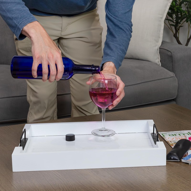 Cornucopia Brands Plastic Wine Bottles (10-Pack, Blue); Empty PLASTIC Bordeaux-Style