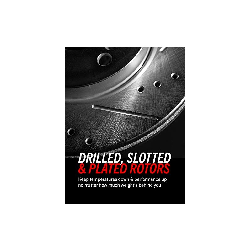 Power Stop EBR1001XPR Front Evolution Drilled & Slotted Rotor Pair