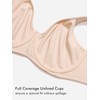 DELIMIRA Women's Inbarely Plus Seamless Bra Full Coverage Plus Size
