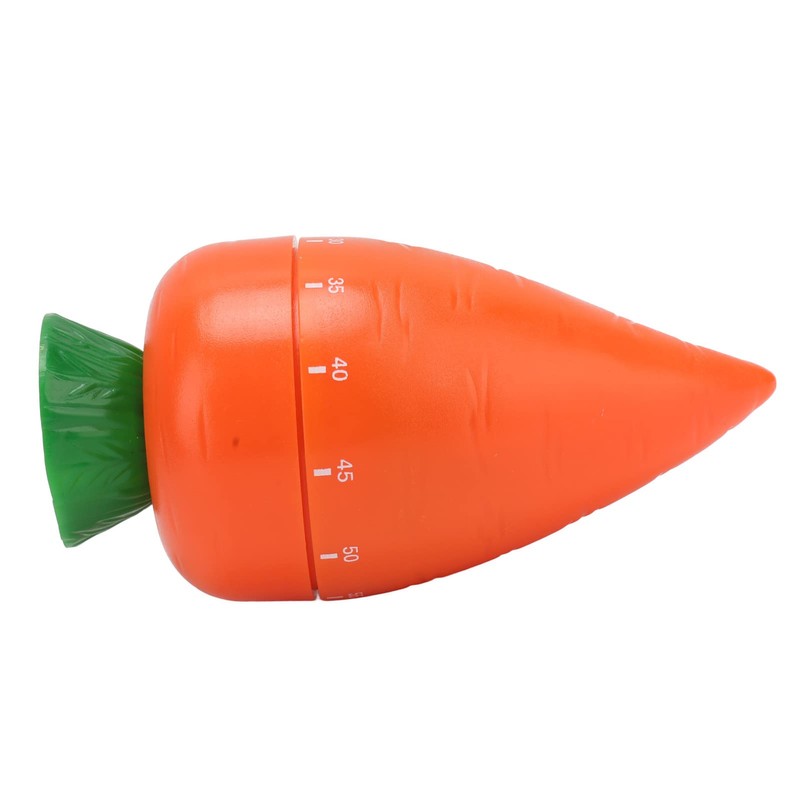 Cooking Timer Mechanical Timer Cute Carrot Shape for Kitchen Reading