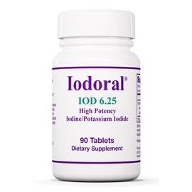 Iodoral 6.25 mg 90 tablets Optimox exp 5/2027