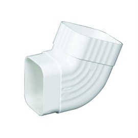 Amerimax Home Products Gutter Elbow VNYL WHT B