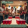 Zuvo Red Party Cups – 16oz Plastic Disposable Cups (Pack