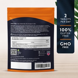 Vitamin C Tablets 1100mg – 180 Premium Vegan and Vegetarian Tablets – 3 Month Supply - High Strength Ascorbic Acid - Vitamin C for The Immune System - Letterbox Friendly - Made in The UK by Nutravita