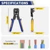 haisstronica Self-Adjusting Wire Stripper,2 in 1 Stripper/Cutter 6 inch Heavy