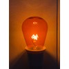 YI LIGHTING - 11W S14 Transparent Amber Sign Light Bulb