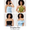 AISILIN Women's Strapless Bra Large Sizes Minimiser Bandeau Bra with
