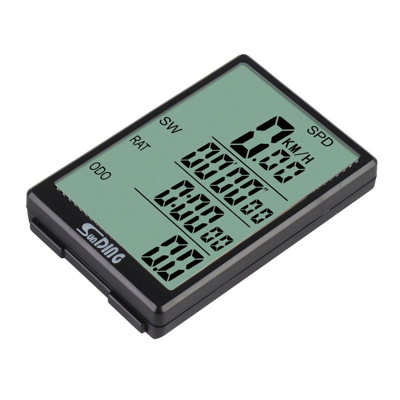 Bike Computer Wireless Bike Speedometer Water Resistant 3in LCD Screen