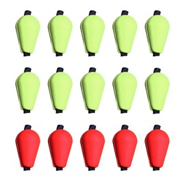 HDGSAFD 15pcs Fly Fishing Buoys Drop Floats Fly Fishing Strike Indicators Fishing Buoys Bite Alarms Rapid Floats Fishing Accessories