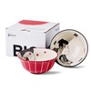 BICETTO Ramen Bowl Set 45oz, 8inch, Japanese Ukiyo-e Design -