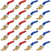 (20 Pack) Lidertik 1/2 Pex Ball Valve Shut Off Valve