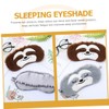 Baluue Gray Monkey Sleep Mask Soft Fabric Sleep Mask for