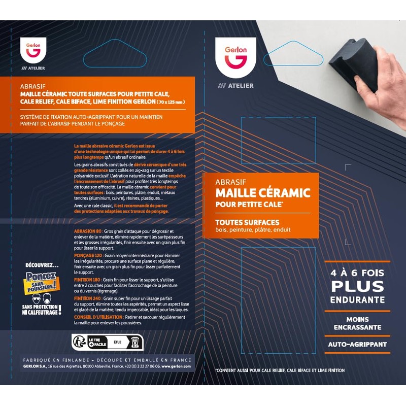 ADRMSG Super Resistant Abrasive - Set of 3 Grits 70