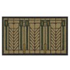 Frank Lloyd Wright Colored Tree of Life Doormat