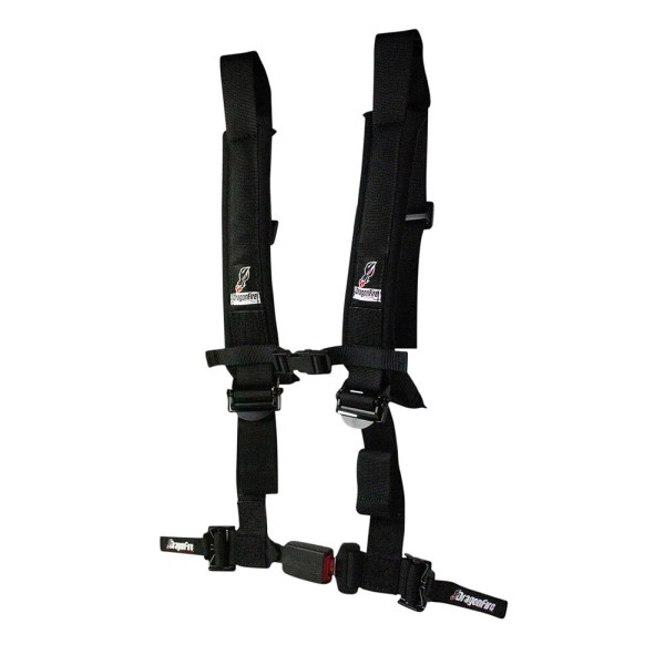 Dragonfire Racing 4-Point Safety Harness with Automotive Buckle 2" Driver