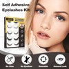 Reusable Self Adhesive Eyelashes Without Glue - 5 Pairs Natural