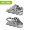 SELEWARE Heavy Duty Swing Hangers Stainless Steel Swing Hooks Ceiling