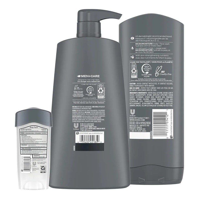 Dove Men + Care Régimen De Cuidado Del Cabello Y