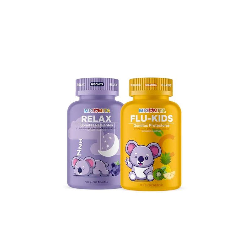 Migomita Relax + Flukids |Pack Día y Noche | 60