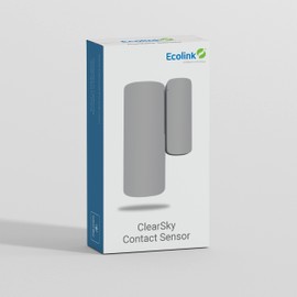 Ecolink ClearSky Door/Window Contact Sensor- Apple HomeKit Compatible Using ClearSky Bridge-Sold Separately (CS-232)