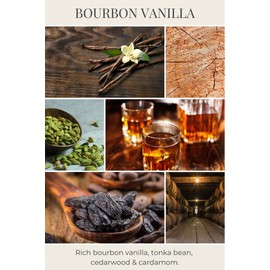 ECO CANDLE CO. Room & Linen Spray, Bourbon Vanilla, 8 oz. - Scents Of Bourbon, Vanilla, Tonka Bean, Cedarwood, & Cardamom - Recycled Aluminum Bottle, No Propellents, Pump Top, All Natural Ingredients