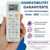 Wellclima WEC-HA1 Remote Control for Haier Air Conditioners for HEC,