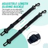 COOYOO Dog Seat Belt,3 Piece Set Retractable Dog Car Harness