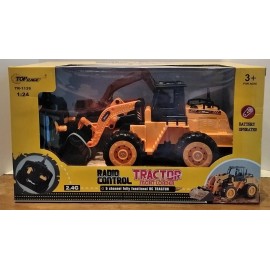 Top Race REMOTE CONTROL Front Loader Truck 1:24 Scale 5 Channel Full Function