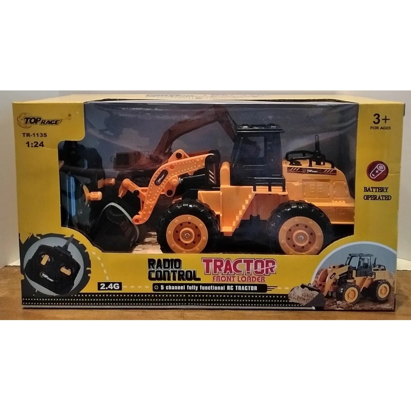 Top Race REMOTE CONTROL Front Loader Truck 1:24 Scale 5