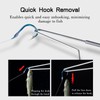 SAMIQU 2 PCS Fishing Hook Quick Removal Device,Alloy Fishhook Detacher,