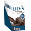 LILY'S Sea Salt Extra Dark Chocolate Style No Sugar Added,