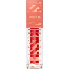 Maybelline SunKisser Rubor Líquido Mate Spicy Red, Efecto Sunglow Rojo Cálido, Fórmula con Vitamina E, Aplicador XL, 12 Horas, Ultradifuminable, 4.7ml