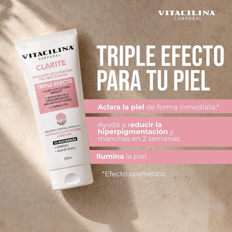 Vitacilina Corporal Clarité │ Niacinamida 3% + Vit. C │