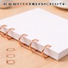 YONGDING Loose Leaf Binder Ring, Binding Binding, 3 Holes, Hole